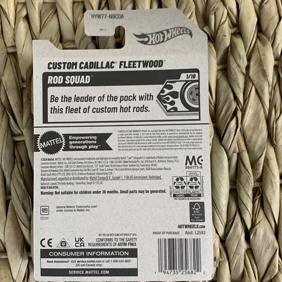 Custom Cadillac Fleetwood Car Hot Wheels Rod Squad Hotwheels 2025 Hotwheels New - Picture 4 of 6